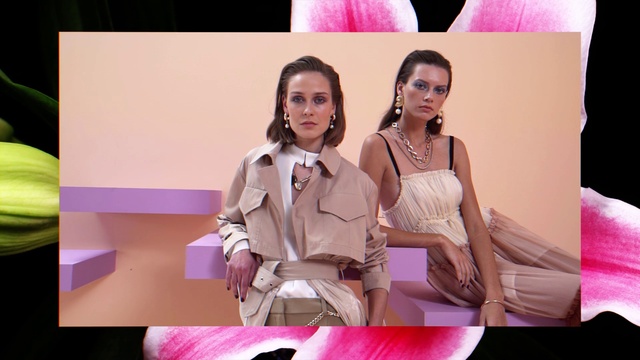 Video Reference: Skin, Hairstyle, Facial expression, Purple, Eyelash, Fashion, Flash photography, Sleeve, Violet, Pink