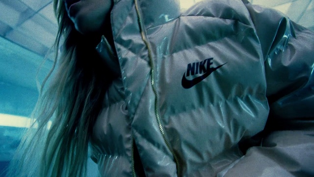 Video Reference: Azure, Sleeve, Aqua, Eyelash, Electric blue, Street fashion, Grass, Eyewear, Leather jacket, Fashion accessory