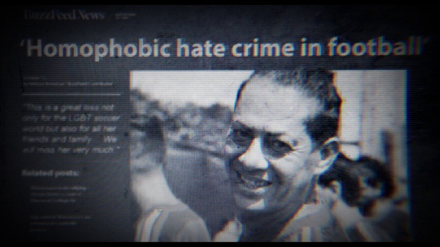 Video Reference: Smile, Jaw, Font, Flash photography, Display device, Multimedia, Electric blue, Happy, Event, Art