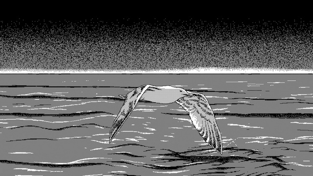 Video Reference: Arthropod, Organism, Wood, Grey, Tints and shades, Rectangle, Font, Monochrome photography, Art, Wing