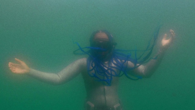 Video Reference: Water, Underwater diving, Underwater, Fluid, Organism, Diving mask, Diving equipment, Knee, Recreation, Personal protective equipment