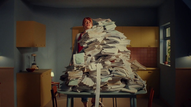 Video Reference: Wood, Table, Art, Shelf, Space, Flooring, Lamp, Room, Visual arts, Window