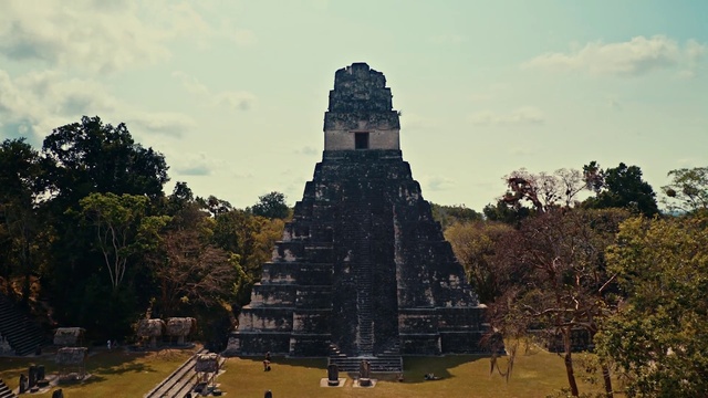 Video Reference: Sky, Cloud, Plant, Tree, Landmark, Archaeological site, Art, Landscape, Monument, Temple