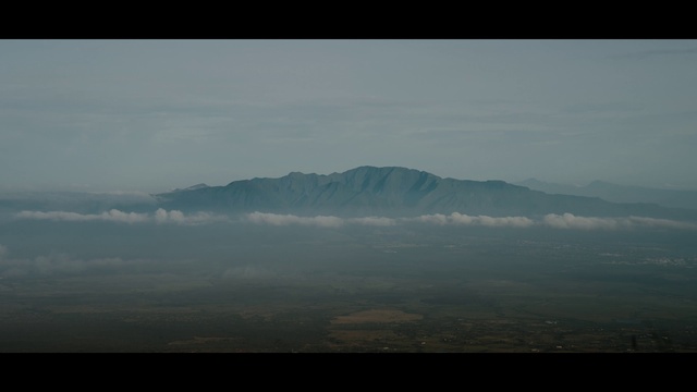 Video Reference: Cloud, Sky, Atmosphere, Water, Mountain, Highland, Natural landscape, Fog, Tree, Cumulus