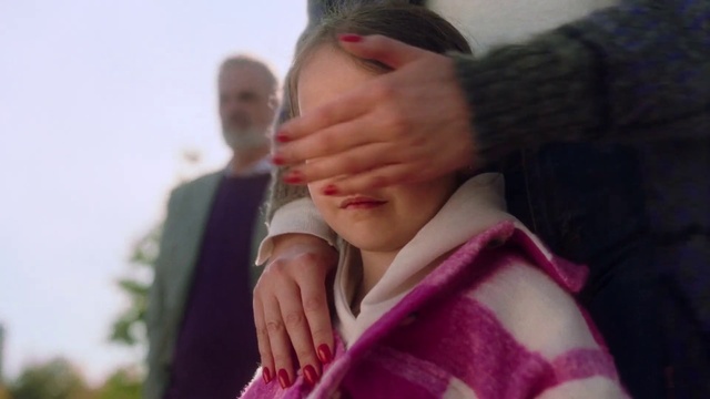 Video Reference: Hand, Outerwear, Gesture, Happy, Finger, Pink, Thumb, Nail, Grass, Suit