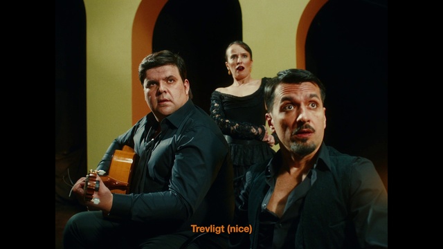 Video Reference: Coat, Beard, Entertainment, Event, Fun, Formal wear, Hat, Suit, Conversation, Musician