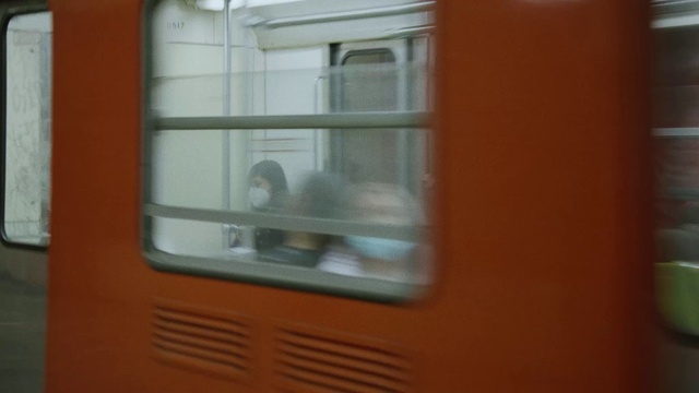 Video Reference: Train, Gas, Window, Fixture, Public transport, Wood, Glass, Transparency, Room, Transparent material