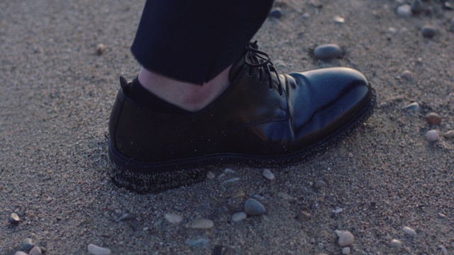 Video Reference: Footwear, Shoe, Leg, Road surface, Asphalt, Grey, Street fashion, Grass, Denim, Tints and shades