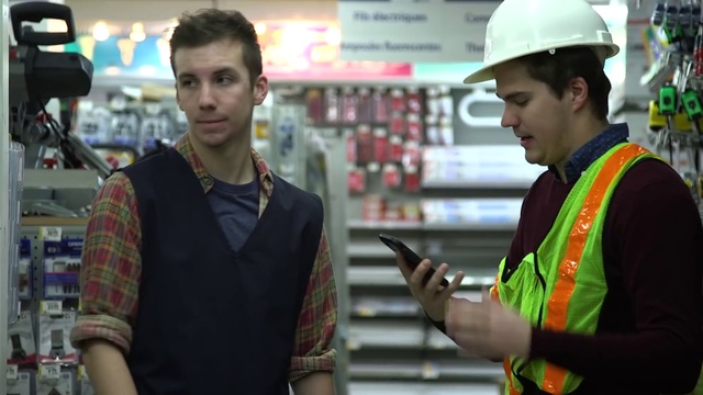 Video Reference: Helmet, Hard hat, Product, High-visibility clothing, Human, Sleeve, Workwear, Gesture, Engineering, Customer