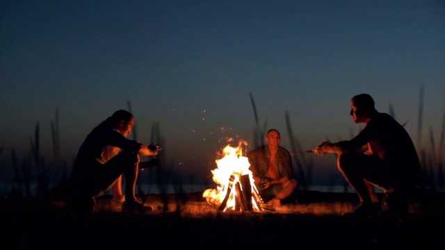 Video Reference: Sky, Bonfire, Fire, Flame, Campfire, Heat, Recreation, Landscape, Gas, Cloud