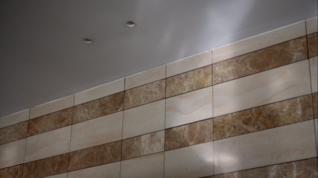 Video Reference: Water, Rectangle, Floor, Line, Wall, Composite material, Flooring, Tints and shades, Art, Ceiling