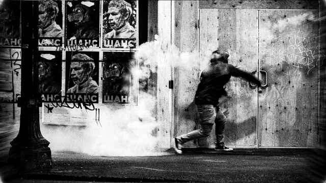 Video Reference: Black, Black-and-white, Architecture, Grey, Style, Art, Flash photography, Font, Road, Tints and shades