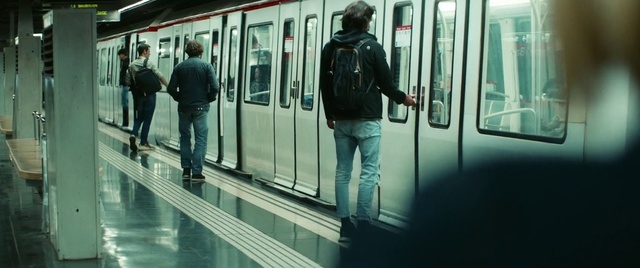 Video Reference: Train, Vehicle, Rolling stock, Mode of transport, Transport hub, Window, Railway, Travel, Jacket, Building