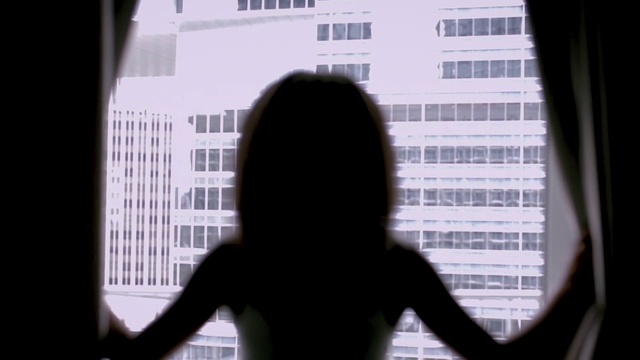 Video Reference: Window, Building, Black, Flash photography, Gesture, Black-and-white, Tints and shades, Symmetry, Darkness, Monochrome