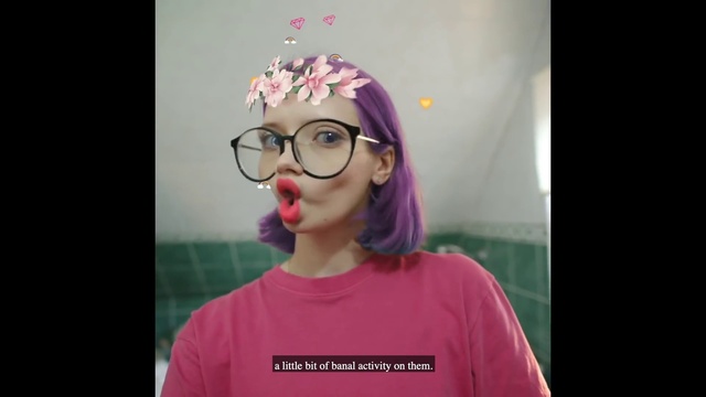 Video Reference: Glasses, Lip, Vision care, Eyebrow, Jaw, Flash photography, Eyewear, Eyelash, Pink, Headgear