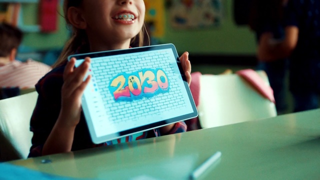 Video Reference: Smile, Happy, Table, Fun, Recreation, Event, Font, Toddler, Room, Hat