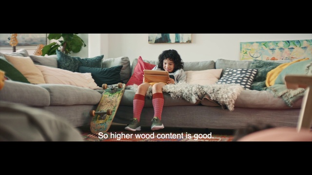 Video Reference: Couch, Furniture, Comfort, Fashion, Rectangle, Textile, Pillow, Thigh, Style, Living room