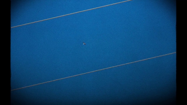 Video Reference: Atmosphere, Sky, Blue, Azure, Horizon, Electric blue, Rectangle, Parallel, Astronomical object, Pattern