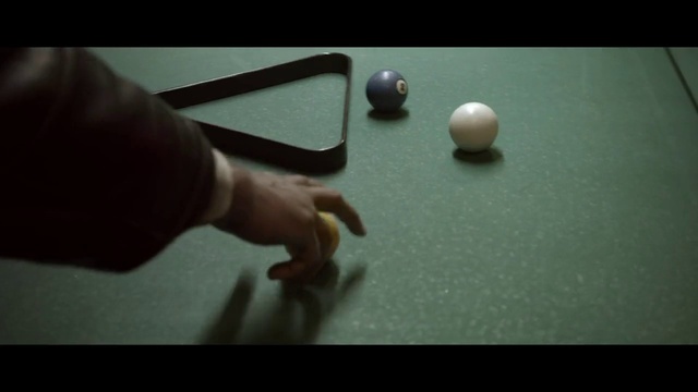 Video Reference: Baize, Billiard ball, Sports equipment, Gesture, Billiards, Finger, Ball, Billiard table, Indoor games and sports, Wood