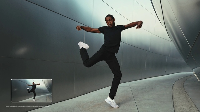 Video Reference: Footwear, Shoulder, Leg, Flash photography, Standing, Gesture, Performing arts, Happy, Entertainment, Sneakers