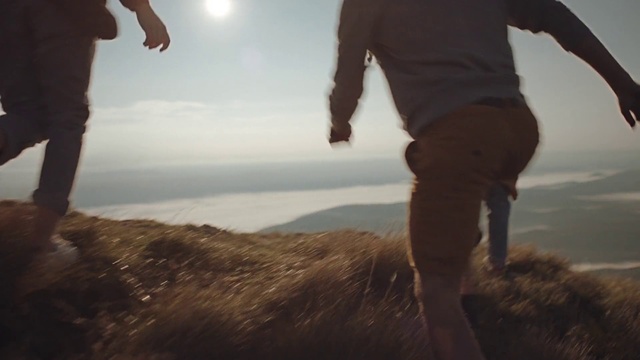 Video Reference: Cloud, Sky, People in nature, Flash photography, Mammal, Gesture, Sunlight, Carnivore, Atmospheric phenomenon, Happy