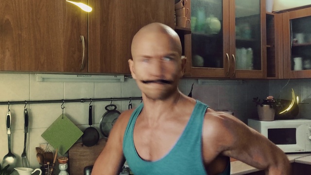 Video Reference: Joint, Active tank, Muscle, Undershirt, Green, Neck, Jaw, Vest, Flowerpot, Chest
