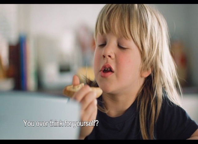 Video Reference: Nose, Hair, Cheek, Lip, Chin, Mouth, Eyelash, Jaw, Food craving, Gesture