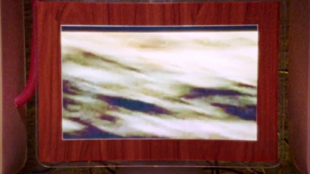 Video Reference: Photograph, Rectangle, Sky, Body of water, Cloud, Picture frame, Line, Art, Red, Landscape