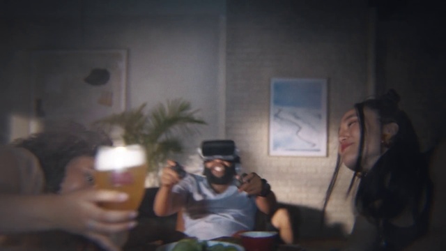 Video Reference: Tableware, Drinkware, Flash photography, Drink, T-shirt, Event, Hat, Beer, Houseplant, Fun