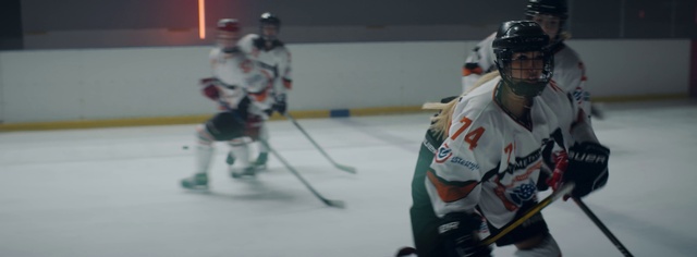 Video Reference: Hockey protective equipment, Sports uniform, Hockey pants, Ice hockey equipment, Sports equipment, Helmet, Ice hockey position, College ice hockey, Jersey, Sports gear