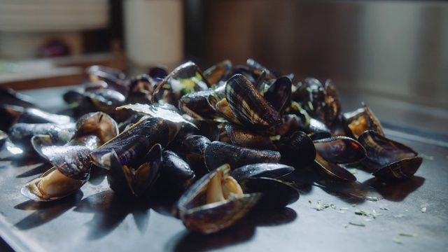 Video Reference: Food, Ingredient, Plant, Cuisine, Dish, Drink, Produce, Seafood, Molluscs, Metal