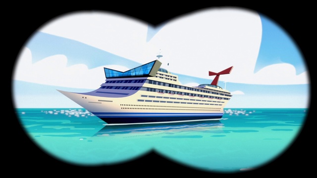 Video Reference: Boat, Sky, Water, Watercraft, Vehicle, Naval architecture, Azure, Liquid, Cruise ship, Travel