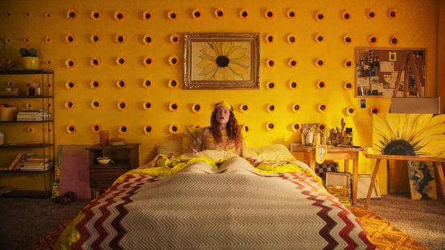 Video Reference: Furniture, Comfort, Decoration, Building, Textile, Bed frame, Orange, Wood, Yellow, Floor