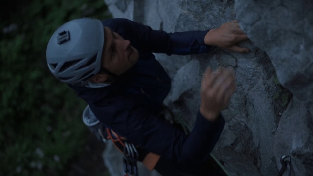 Video Reference: Helmet, Glove, Gesture, Bedrock, Sports equipment, Recreation, Rock-climbing equipment, Sports gear, Personal protective equipment, Climbing