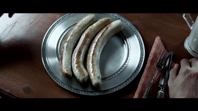 Video Reference: Tableware, Food, Italian sausage, Loukaniko, Dishware, Ingredient, Plate, Kielbasa, Recipe, Kitchen utensil