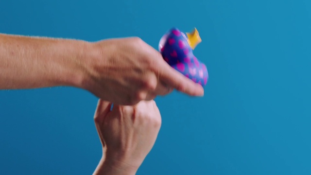 Video Reference: Hand, Azure, Gesture, Thumb, Finger, Nail, Wrist, Electric blue, Happy, Blood vessel