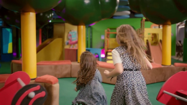 Video Reference: Purple, Lighting, Dress, Interior design, Leisure, Pink, Fun, Decoration, Happy, Child