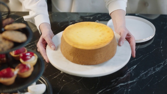 Video Reference: Food, Hat, Cake, Ingredient, Recipe, Tableware, Baked goods, Cuisine, Cooking, Dish