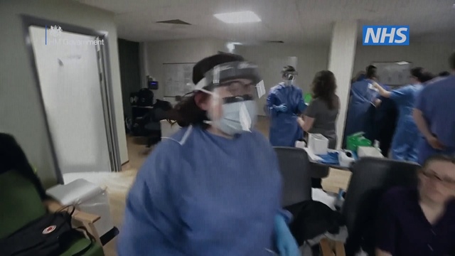 Video Reference: Curtain, Event, Hospital gown, Service, Job, Hat, Table, Scrubs, Employment, Personal protective equipment