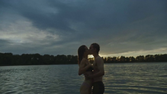 Video Reference: Cloud, Water, Sky, People in nature, Flash photography, Happy, Lake, Gesture, Dusk, Bank