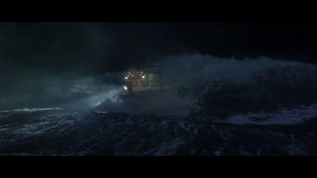 Video Reference: Water, Watercraft, Automotive lighting, Headlamp, Geological phenomenon, Wind, Sky, Wind wave, Midnight, Darkness