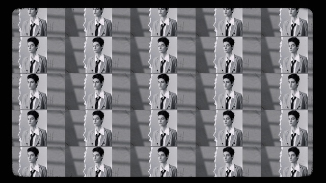 Video Reference: Photograph, White, Black, Black-and-white, Style, Line, Symmetry, Eyewear, Font, Tints and shades