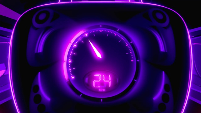 Video Reference: Watch, Automotive lighting, Purple, Clock, Font, Pink, Violet, Magenta, Audio equipment, Red