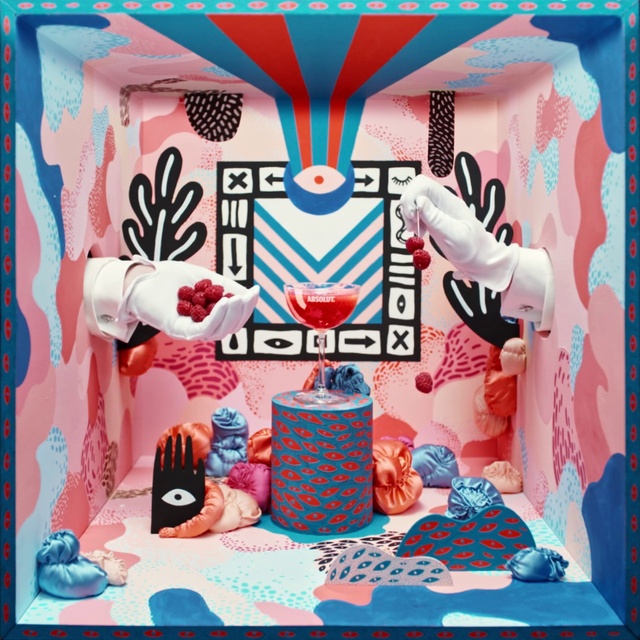 Video Reference: Textile, Rectangle, Pink, Font, Line, Magenta, Red, Linens, Decoration, Art