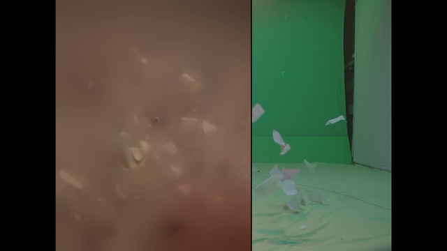 Video Reference: Rectangle, Paint, Art, Wood, Tints and shades, Space, Plaster, Glass, Visual arts, Flooring