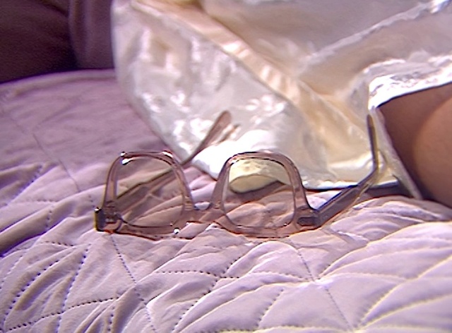 Video Reference: Glasses, Vision care, Purple, Eye glass accessory, Textile, Eyewear, Tints and shades, Goggles, Personal protective equipment, Linens