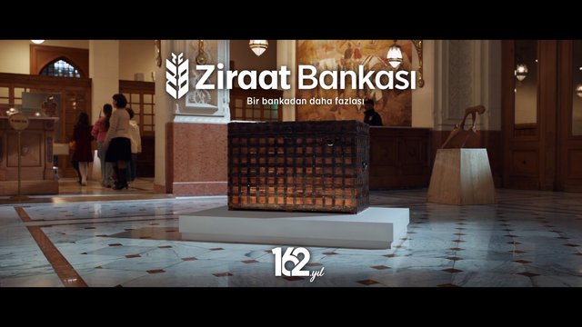 Video Reference: indoor, lobby, museum, exhibit, chest, pedestal, people, bank, branding, turkish, architecture, historic, interior, advertisement