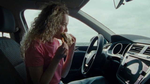 Video Reference: Car, Vehicle, Motor vehicle, Automotive design, Automotive mirror, Steering wheel, Vehicle door, Steering part, Sky, Wheel