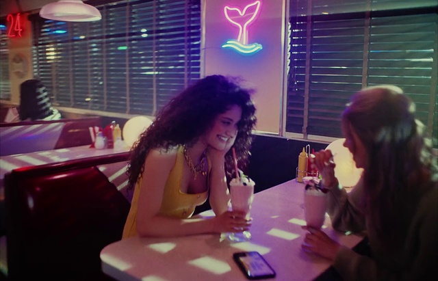 Video Reference: Photograph, Table, Purple, Light, Fashion, Lighting, Violet, Tableware, Eyewear, Fun