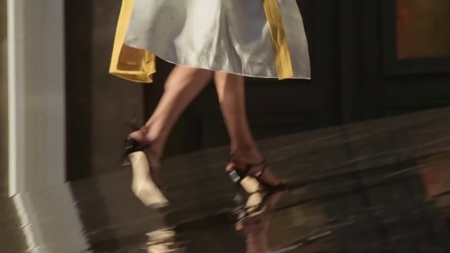 Video Reference: Footwear, Leg, Dress, Sleeve, Thigh, Entertainment, Waist, Fashion design, Performing arts, Basic pump